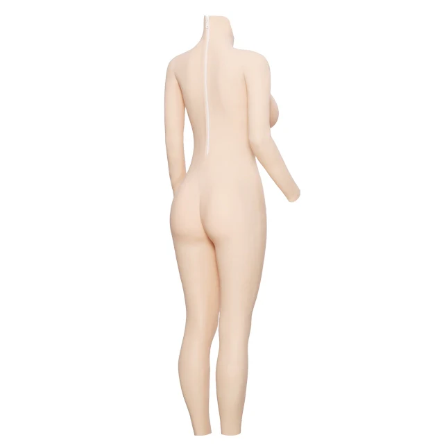 Body de silicona con copa D y cremallera 5G - Image 4
