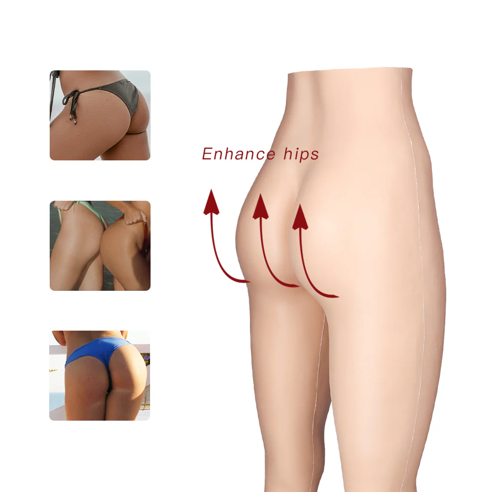 Pantalones vaginales de silicona hasta el tobillo 1G - Image 3