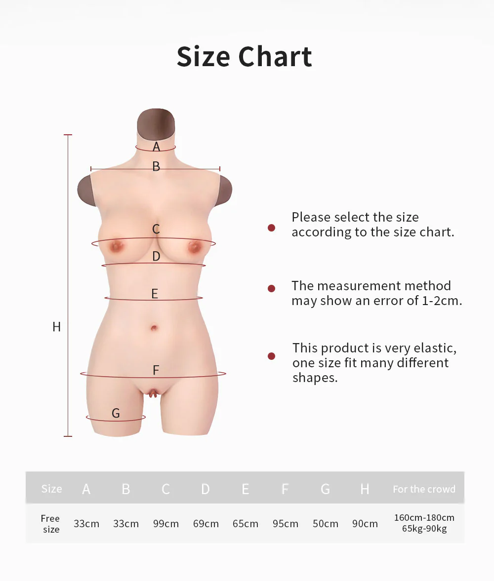 G Cup Half-length Silicone Bodysuit 4G - Image 8