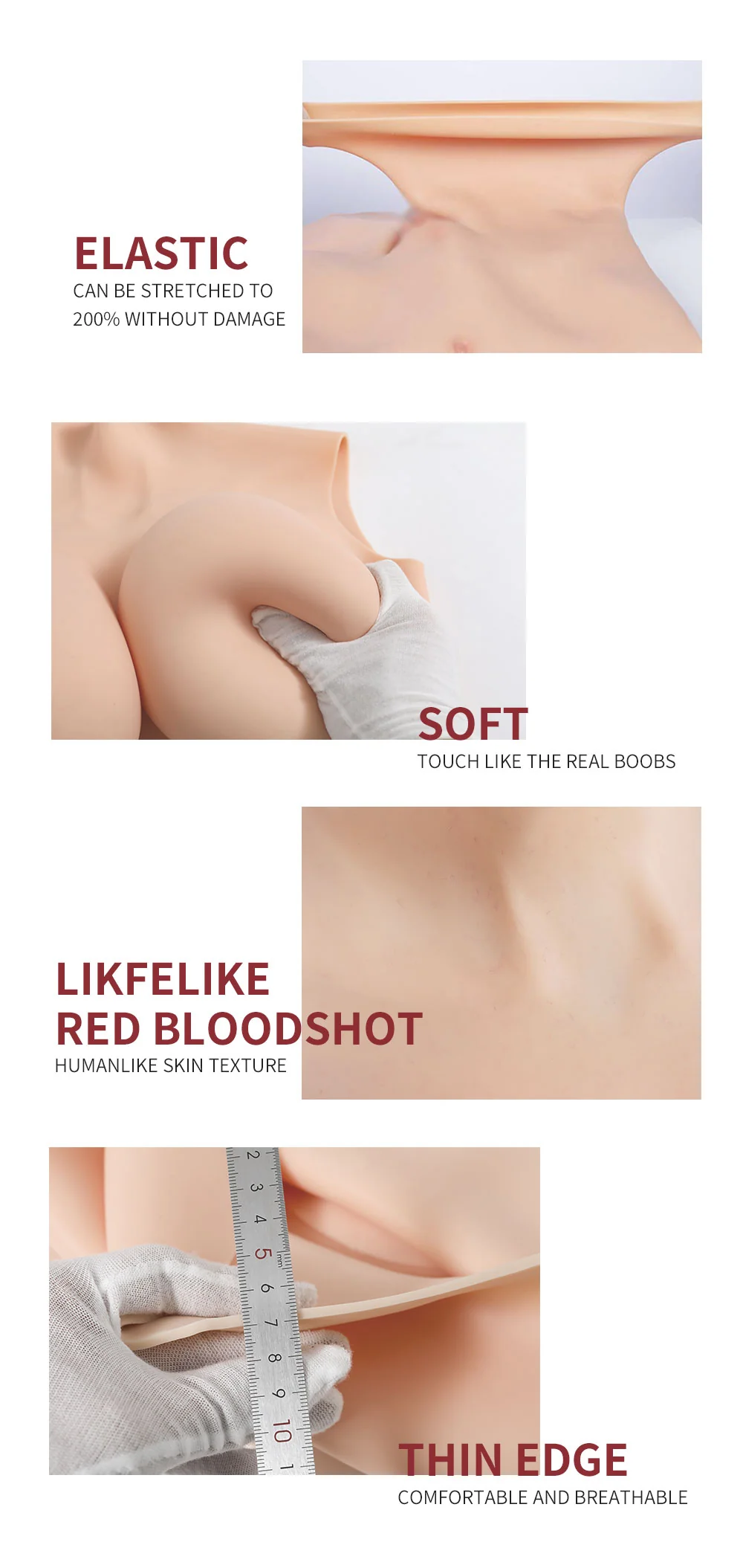 G Cup Half-length Silicone Bodysuit 4G - Image 9