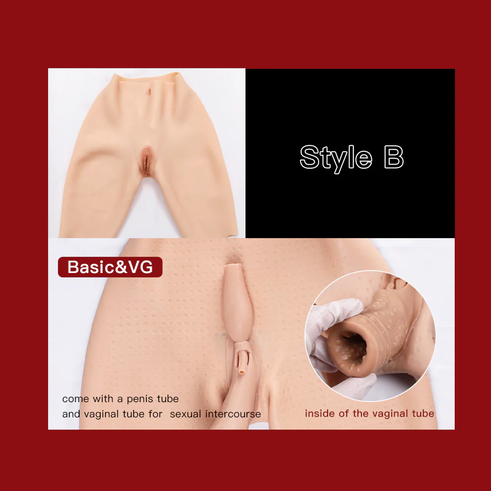 Pantalones vaginales de silicona de media longitud Realzador de cadera 2G - Image 7