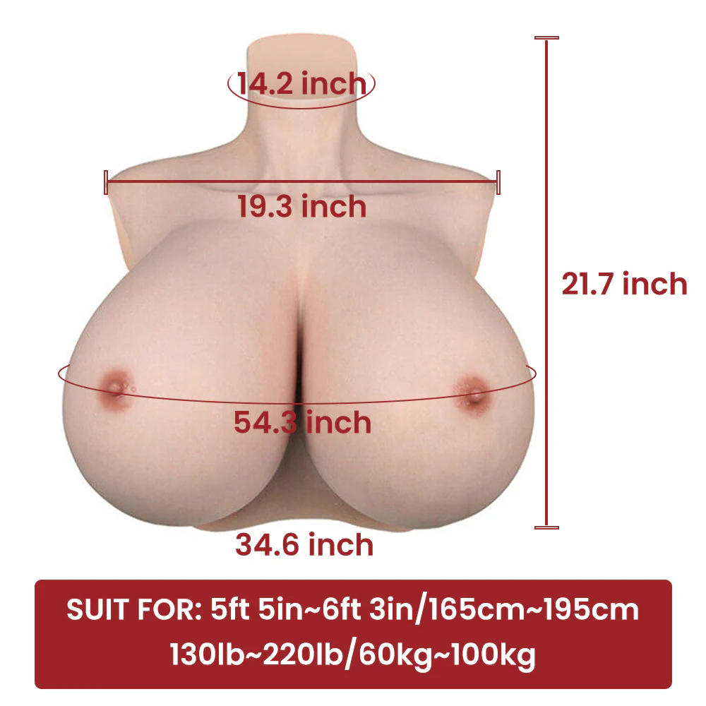 Copa Z más grande Pechos enormes gigantes Formas de senos 8G  - Image 4