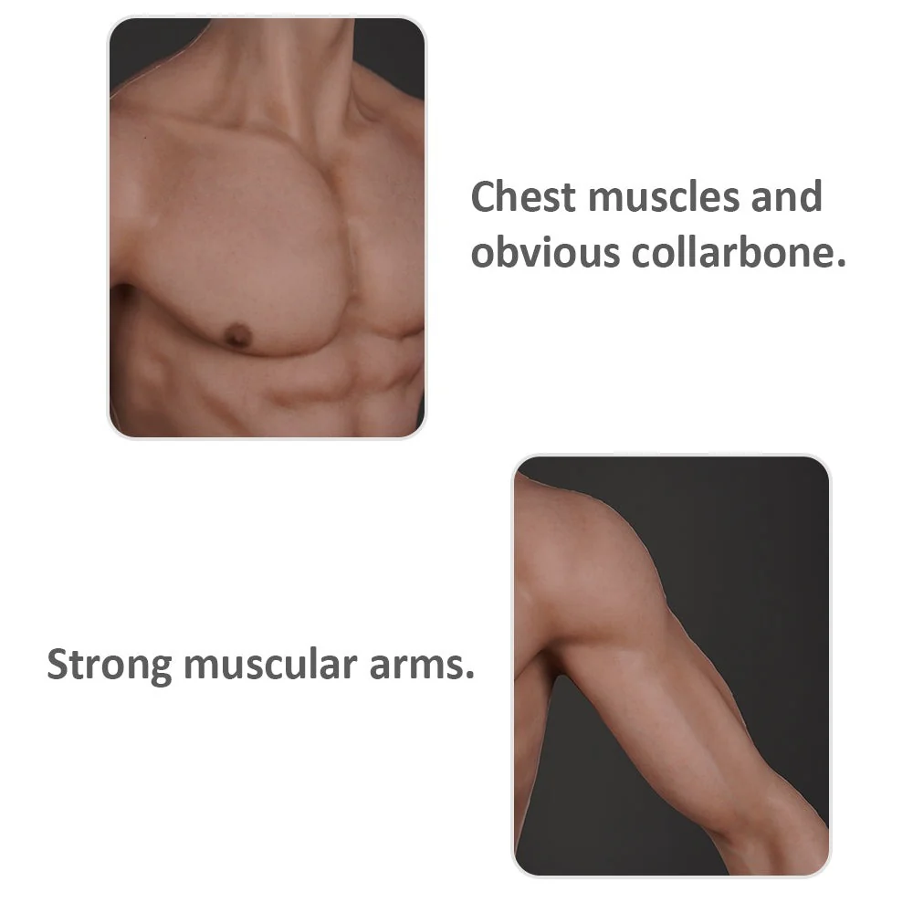 Oil-Free Silicone Muscle Ankle-length Bodysuit with Sleeve 8G - Image 6