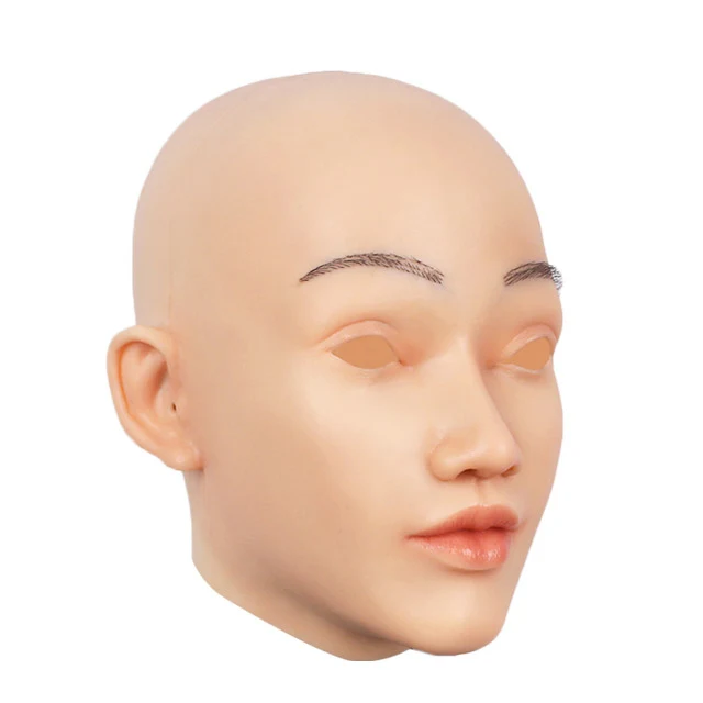 Máscara de cabeza femenina de silicona Elsa 1G - Image 3