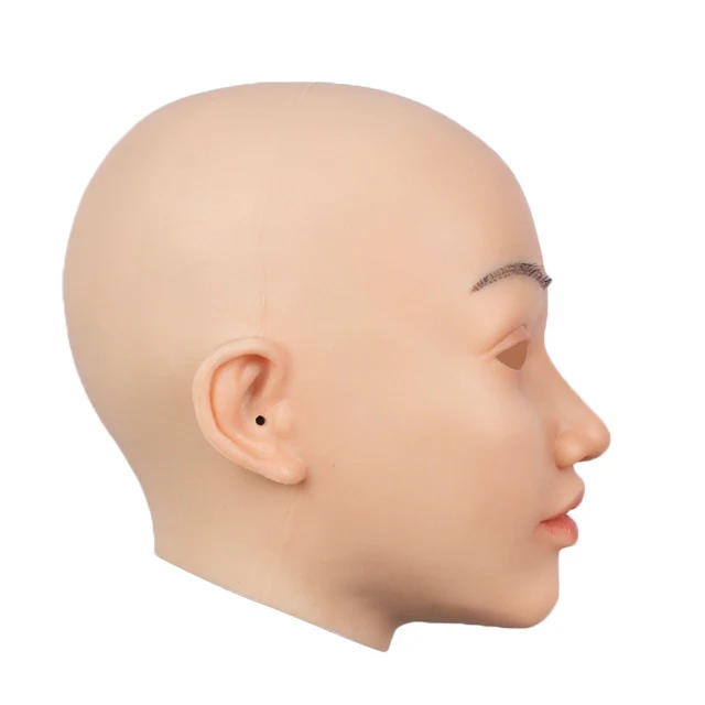 Máscara de cabeza femenina de silicona Elsa 1G - Image 4