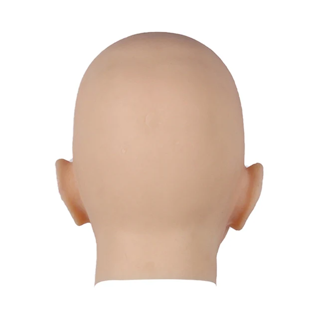 Máscara de cabeza femenina de silicona Emily - Image 5