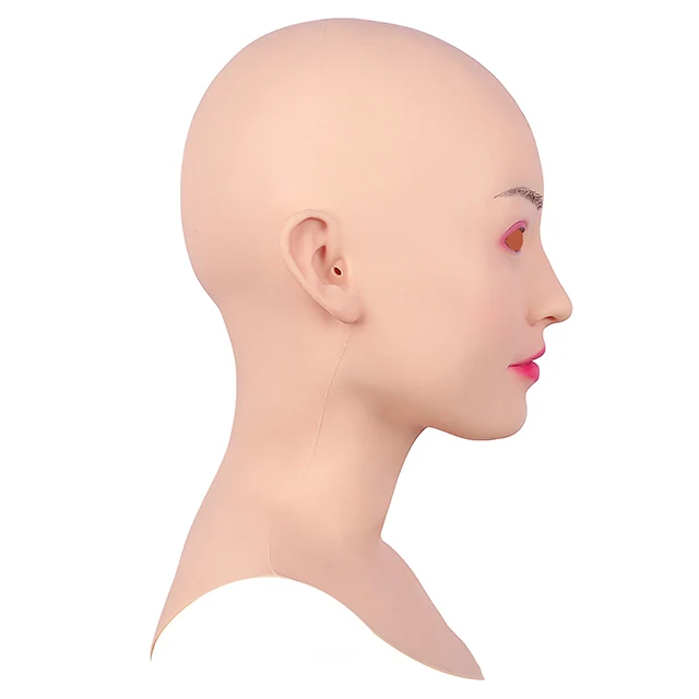 Máscara de cabeza femenina de silicona Bliss - Image 3
