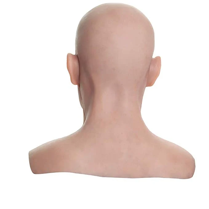 Máscara de cabeza masculina de silicona Bell - Image 3