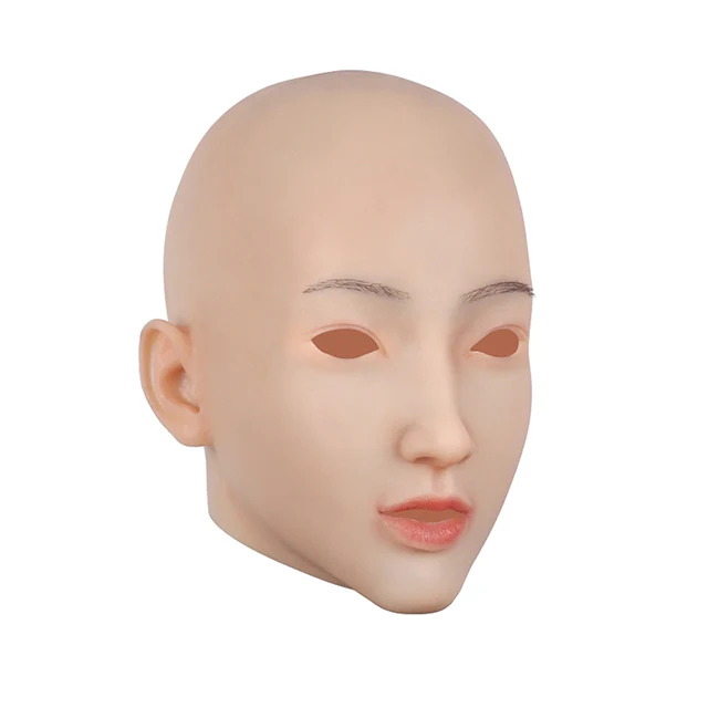 Máscara de cabeza femenina de silicona Christine - Image 2