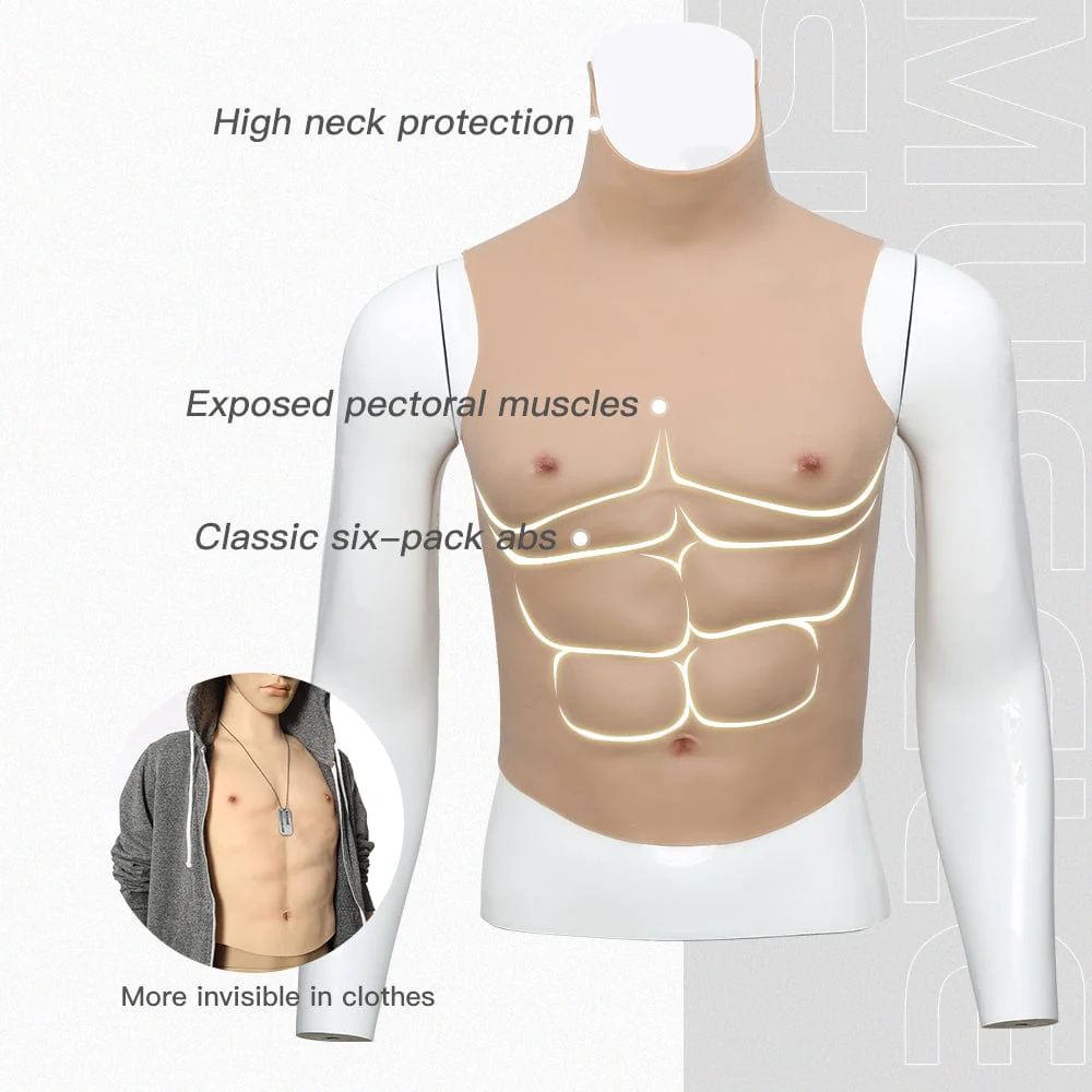 Traje muscular de silicona Macho Chest 4G - Image 4