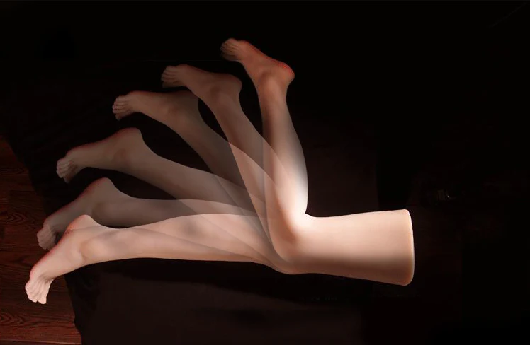 Soft Silicone Lifesize Female Mannequin Leg with Nail Foot Fetishism Shoes Jewelry Sock Display - Image 8