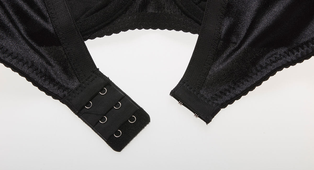 Formas de mama de silicona en forma de lágrima con sujetador de bolsillo negro  - Image 16