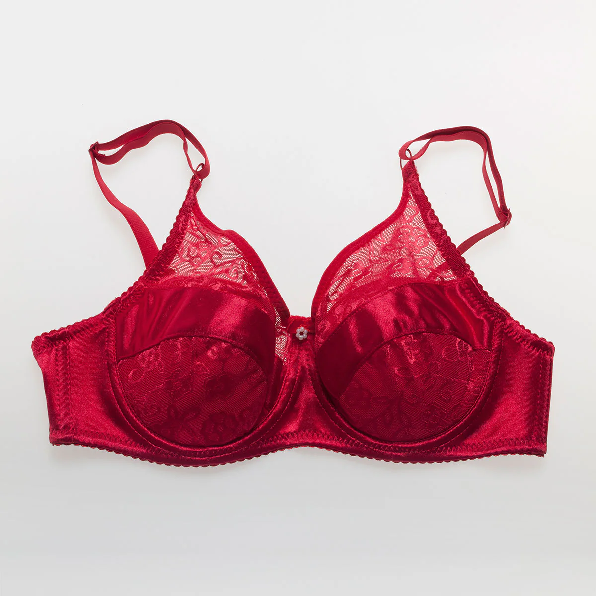 Formas de mama de silicona en forma de lágrima con sujetador de bolsillo rojo  - Image 10
