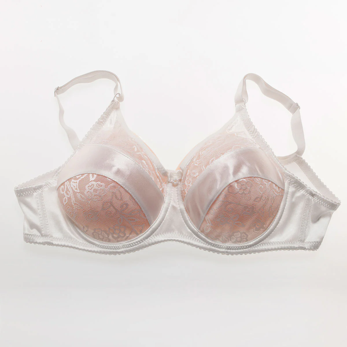 Formas de mama de silicona en forma de lágrima con sujetador de bolsillo blanco  - Image 6