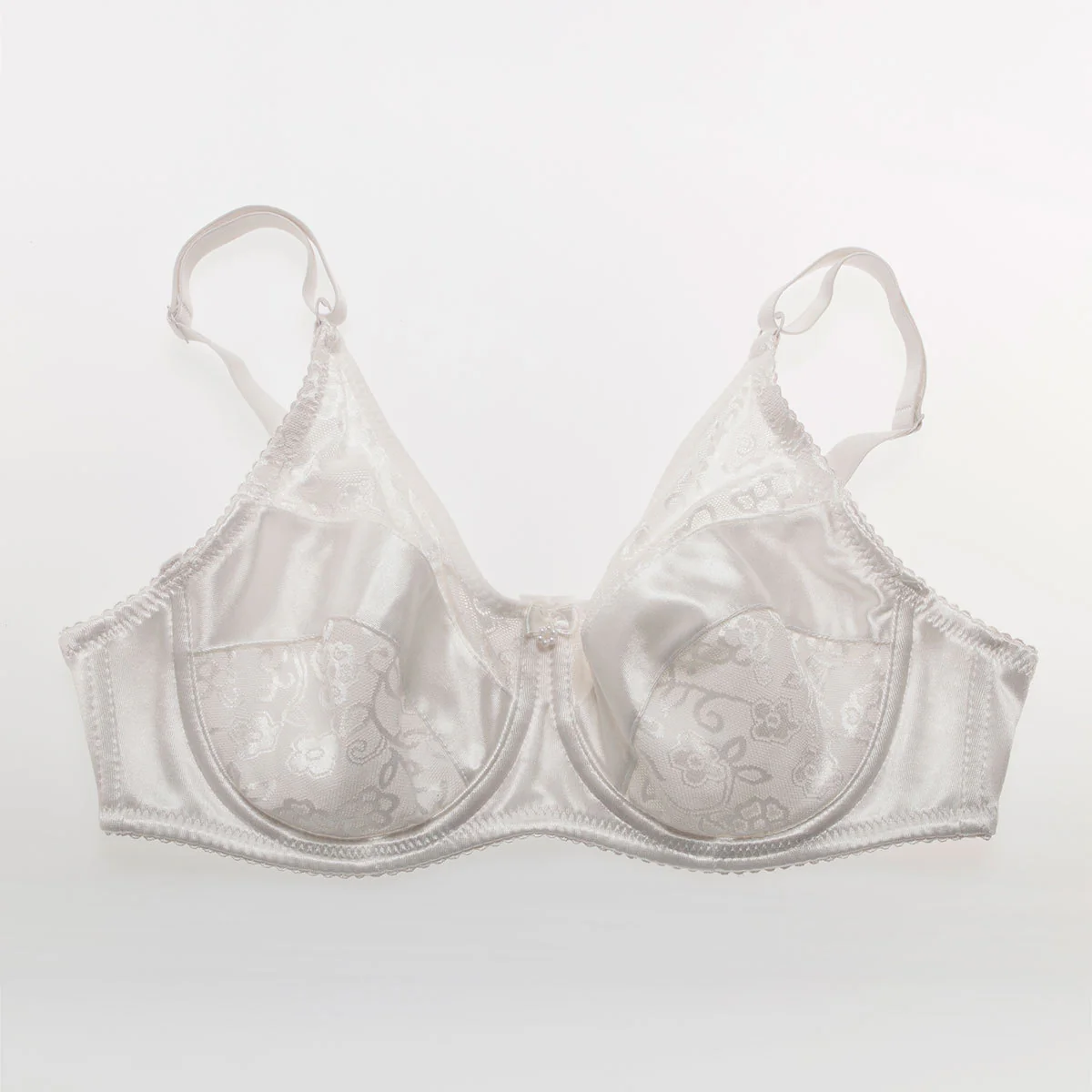 Formas de mama de silicona en forma de lágrima con sujetador de bolsillo blanco  - Image 9