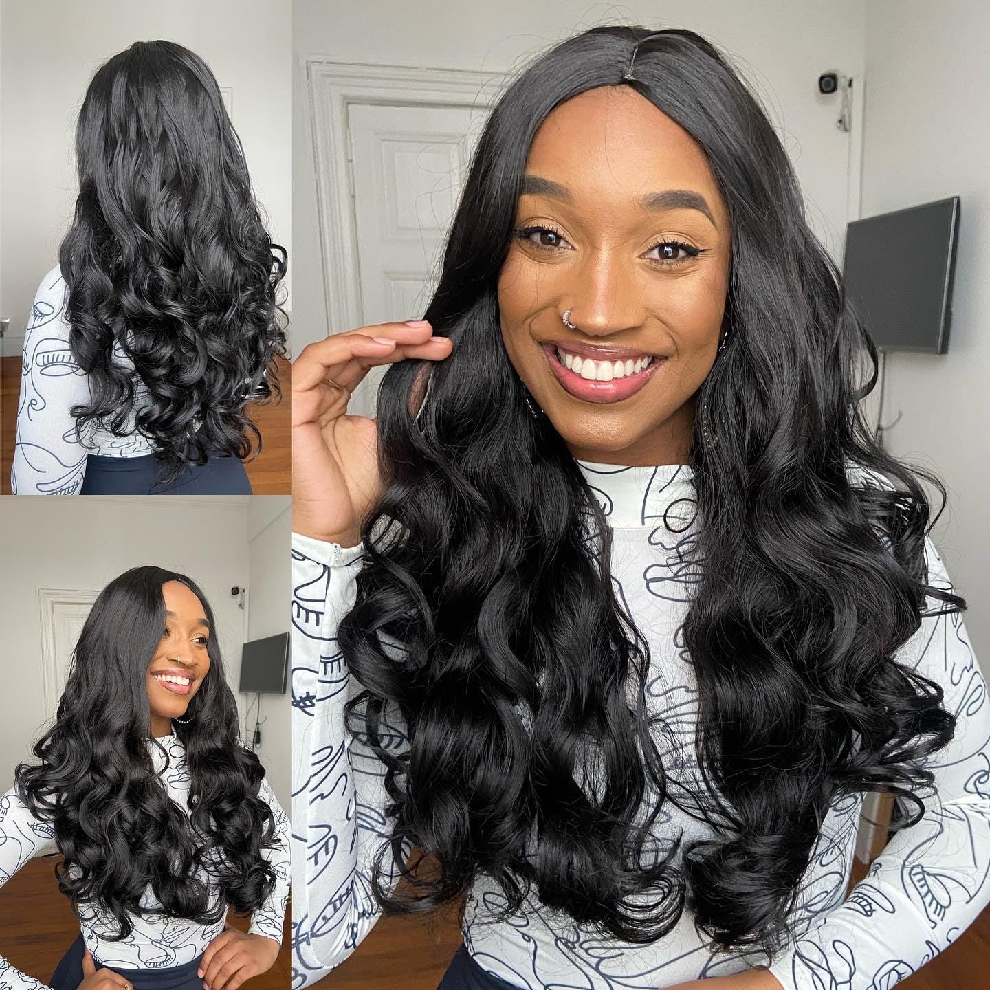 Wig Long Curly Synthetic Hair - Image 4